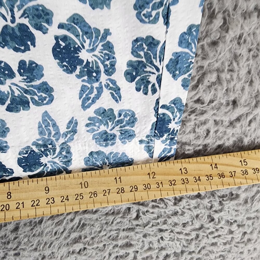 Jachs Shorts Mens 44 White & Blue Floral Print Mid Rise Flat Front *NWT* - Picture 8 of 12